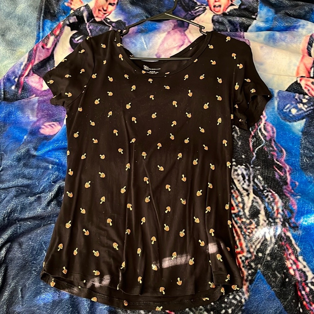 Black Mushroom Shirt